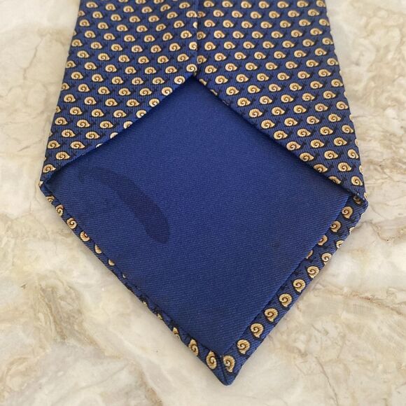 Hermès 100% Silk Tie “Snails” - Picture 9 of 12